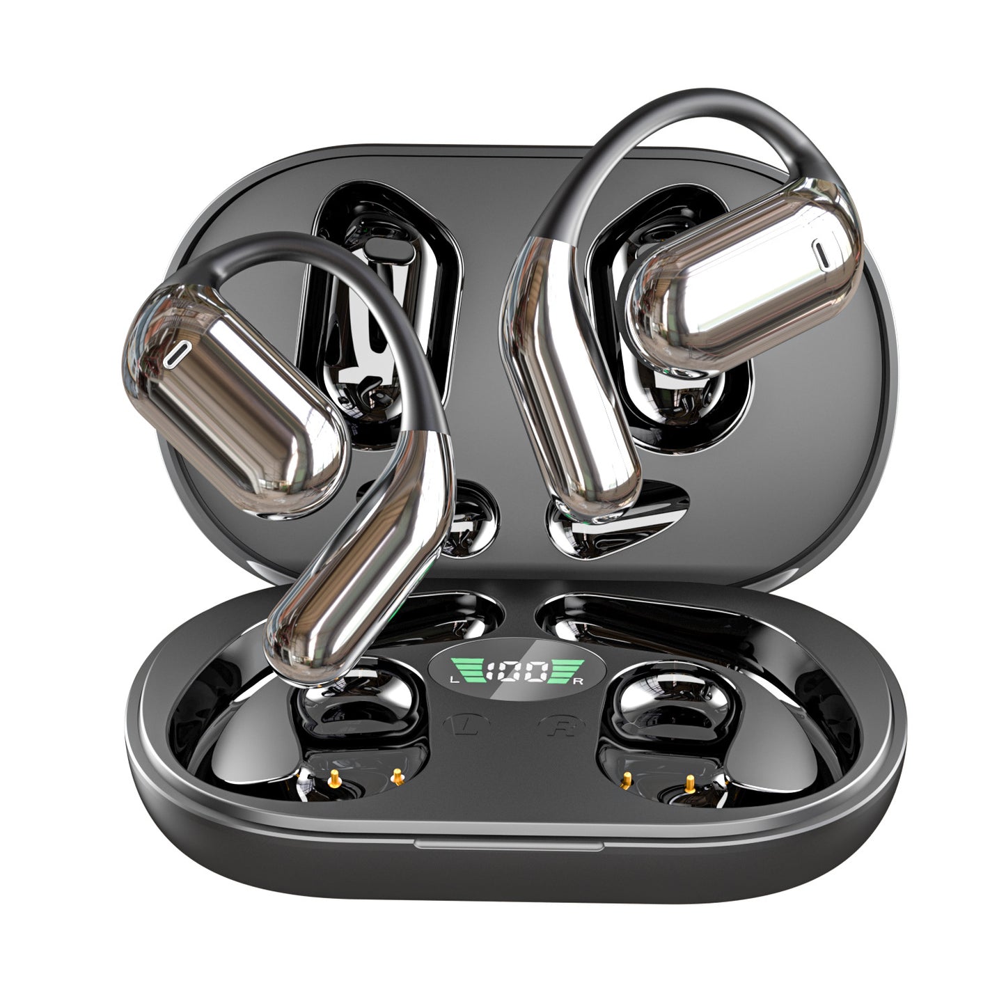 Smart AI Translation Open-Ear Wireless Headphones
