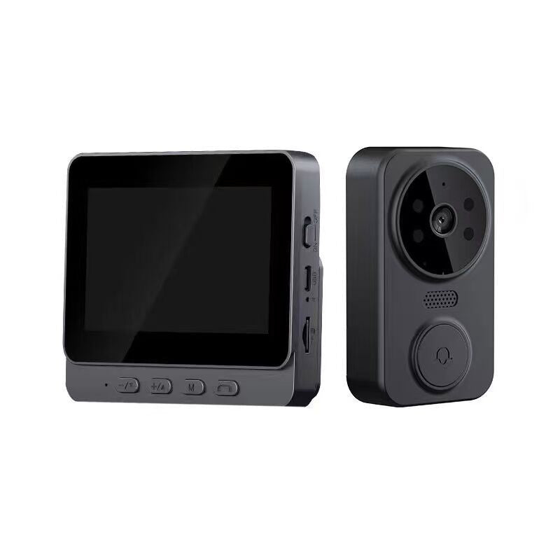 M12 Wireless Video Doorbell with Portable LCD Monitor