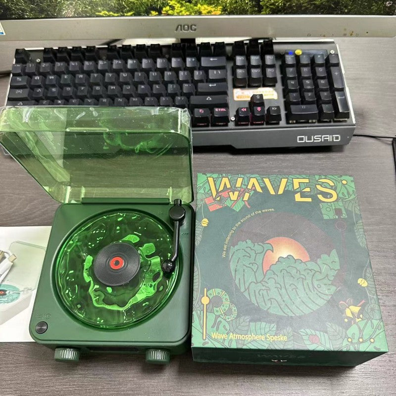 Retro Waves White Noise Bluetooth Speaker