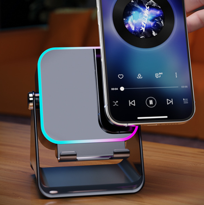 Altavoz Bluetooth con Soporte: El alma de tu escritorio