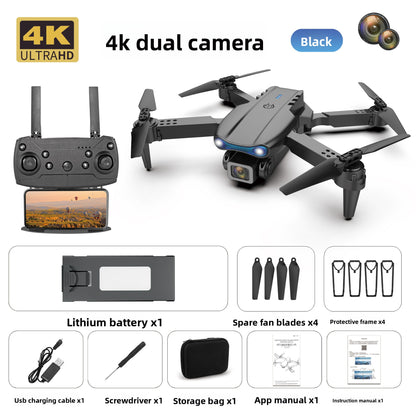 Drone Compacto E99 Pro con Cámara Dual 4K y Flujo Óptico