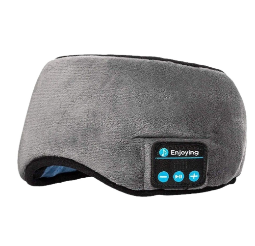 Smart Wireless Sleep Mask with Bluetooth Headphones