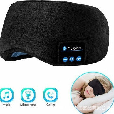 Smart Wireless Sleep Mask with Bluetooth Headphones