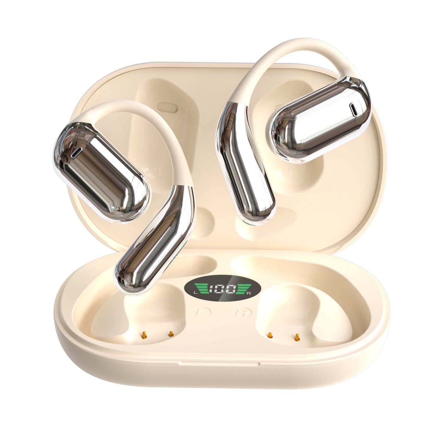 Smart AI Translation Open-Ear Wireless Headphones