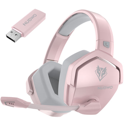 Nubwo G06 Wireless Gaming Headset with $2.4\text{ GHz}$ & Bluetooth Dual Mode