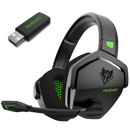 Nubwo G06 Wireless Gaming Headset with $2.4\text{ GHz}$ & Bluetooth Dual Mode