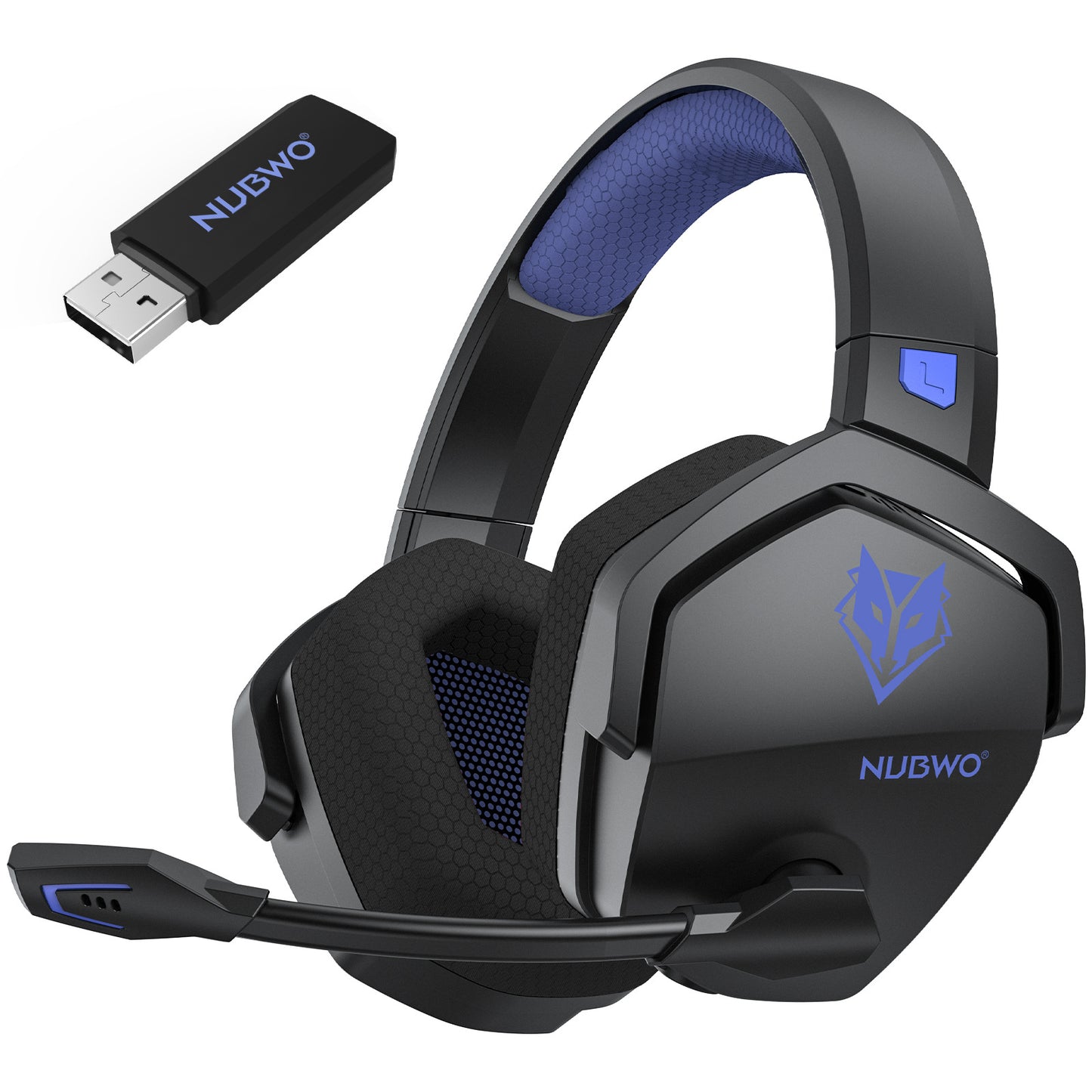 Nubwo G06 Wireless Gaming Headset with $2.4\text{ GHz}$ & Bluetooth Dual Mode