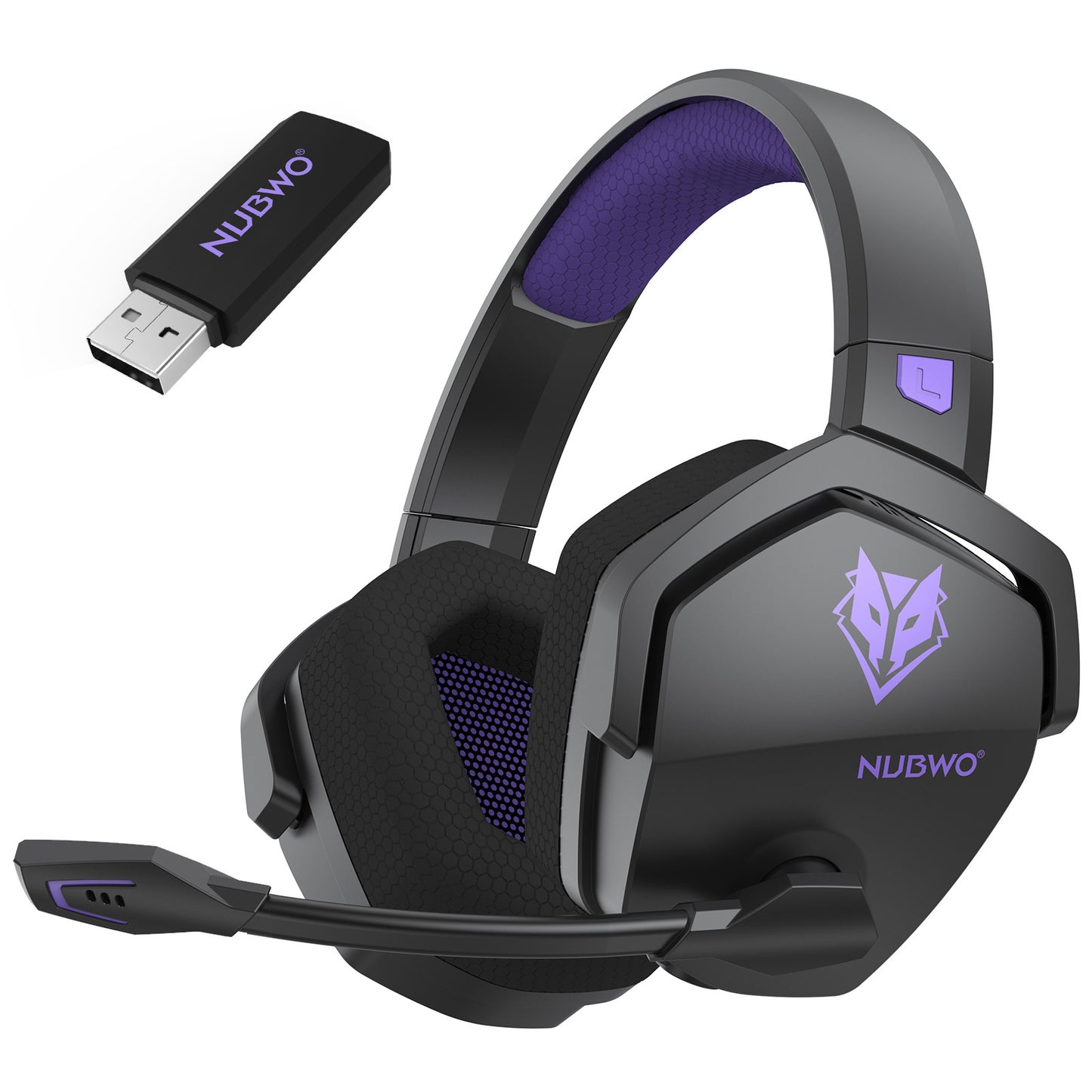 Nubwo G06 Wireless Gaming Headset with $2.4\text{ GHz}$ & Bluetooth Dual Mode