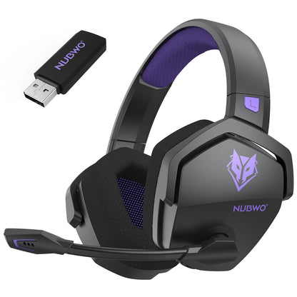 Nubwo G06 Wireless Gaming Headset with $2.4\text{ GHz}$ & Bluetooth Dual Mode